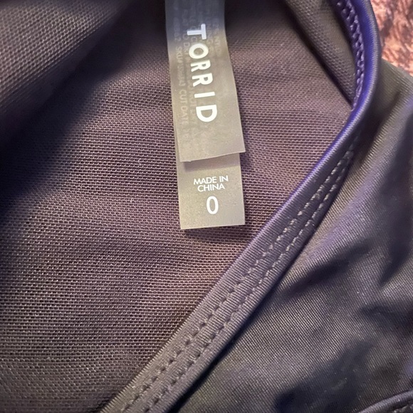 NWT Torrid Active Swim Dress With Pocket Short SZ 0 - Picture 7 of 7